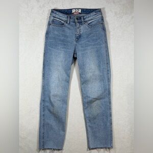 We The Free Classic Size 27 CRVY Straight Fit Free People Blue Denim Jeans